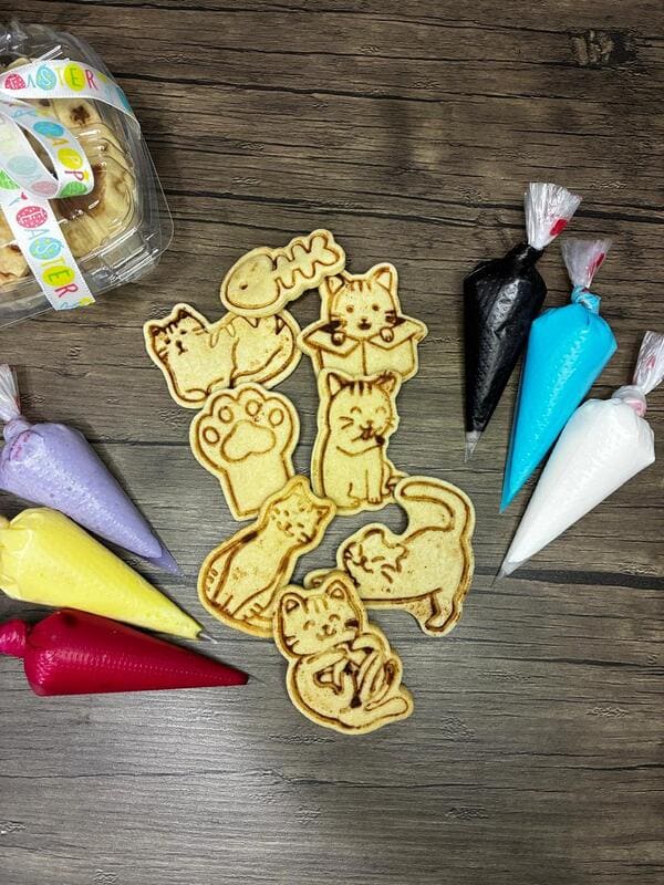 Galletas de mantequilla como Sellos gato
